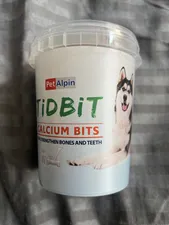 تجریه خرید غذای تشویقی سگ تیدبیت مدل Calcium Bits وزن 180 گرم