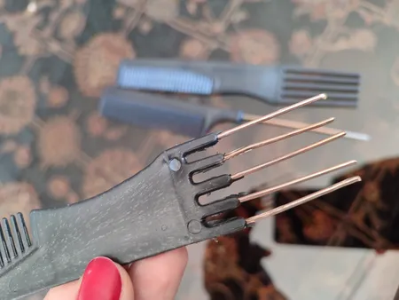 شانه مو کد 01 مجموعه 10 عددی