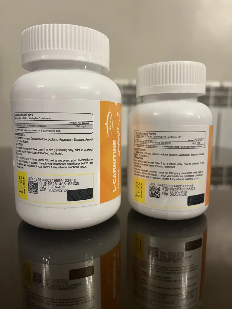 قرص ال کارنیتین 1000 میلی گرم کارن بسته 60 عددی