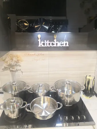 سرویس پخت و پز 9 پارچه پارس استیل مدل سه لایه کد 09