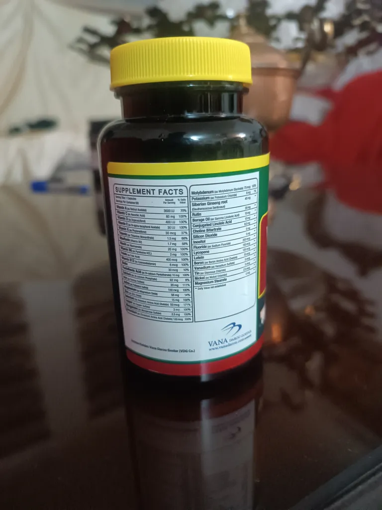 کپسول  وانا مولتی ویتامین نورم لایف بسته 60 عددی