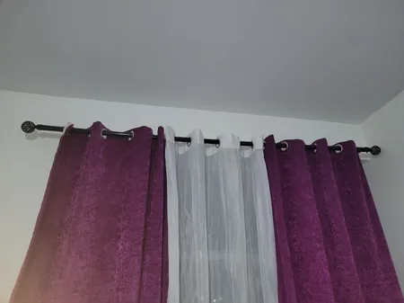 چوب پرده پانچ دکوریما مدل CHS طول 150 سانتیمتر