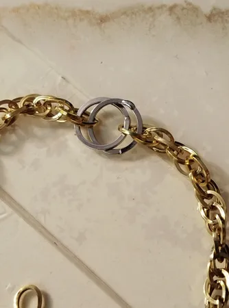 دستبند طلا 18 عیار زنانه طلای مستجابی مدل اسپادانا کد 6757