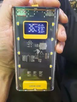 پاوربانک گرین لاین مدل Transparent Pro ظرفیت 10000 میلی‌آمپر ساعت