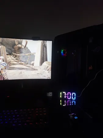 ساعت رومیزی دیجیتال مدل صفحه رنگی کد GH0725D