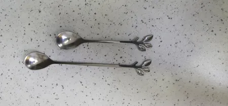 قاشق چای خوری مدل برگ کد 00601 مجموعه 6 عددی