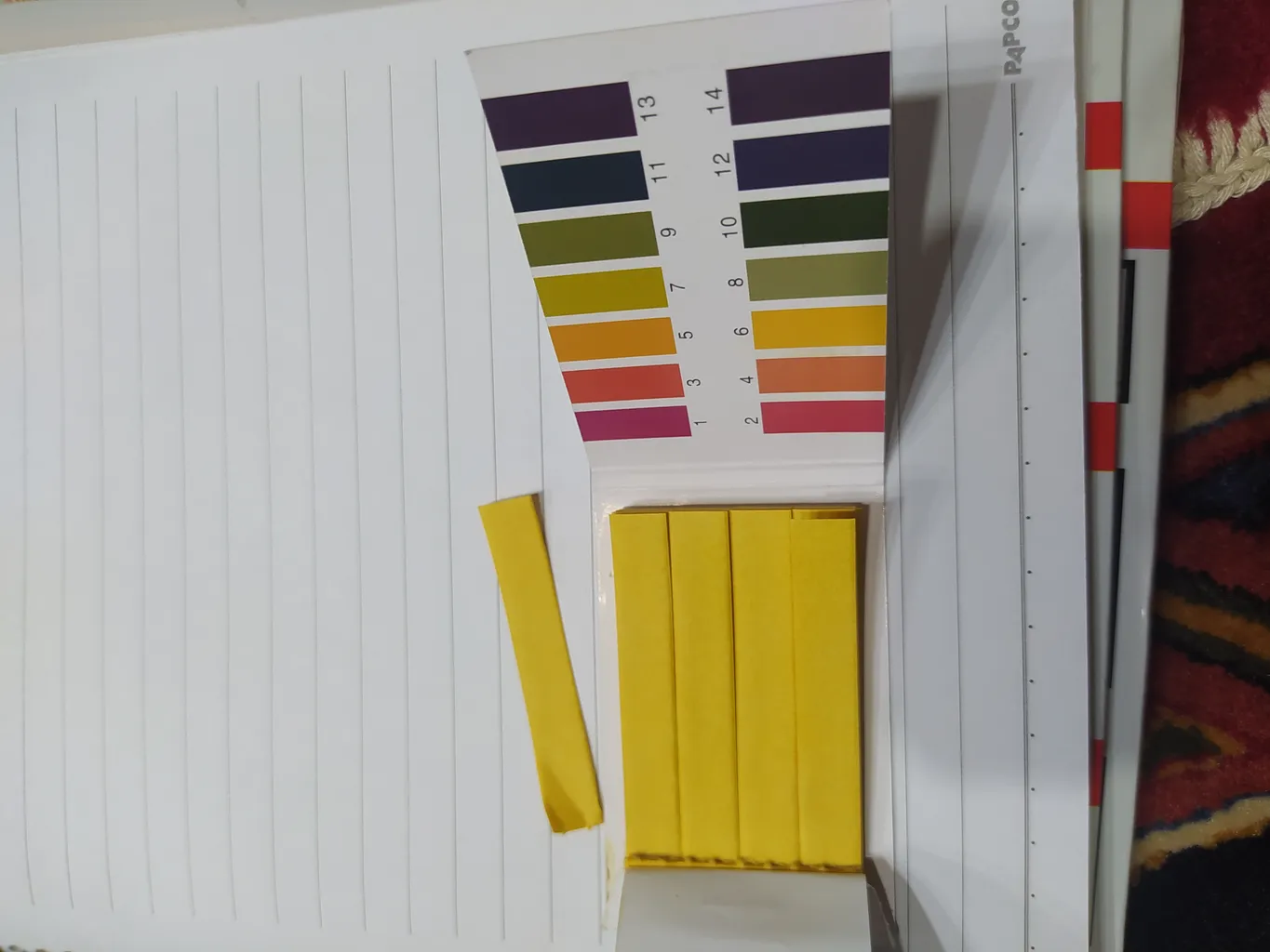 pH سنج مدل Universal Indicator paper