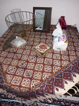 روميزي قلمكار عطريان طرح حصيري كد G367