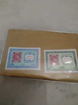 تمبر یادگاری مدل صدمین سال تمبر ایران کد IR2821 مجموعه 2 عددی