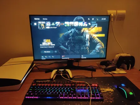 مانیتور 27 اینچ مسترتک مدل PA275AQ، رزولوشن FullHD، پنل Rapid IPS، نرخ بروزرسانی 165 هرتز، با نسبت تصویر 16:9، دارای اسپیکر داخلی، دارای پورت HDMI و خروجی هدفون