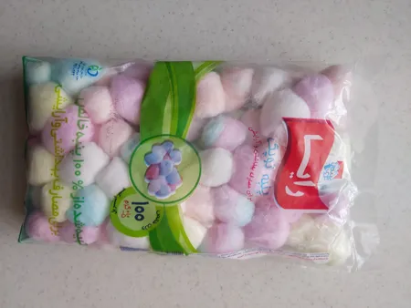 پنبه بهداشتی رایا کد 10242 وزن 100 گرم