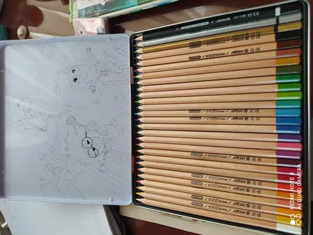 مداد رنگی 24+3 رنگ آریا مدل 3022