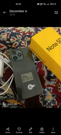 گوشی موبایل ریلمی مدل Note 50 دو سیم کارت ظرفیت 128 گیگابایت و رم 4 گیگابایت