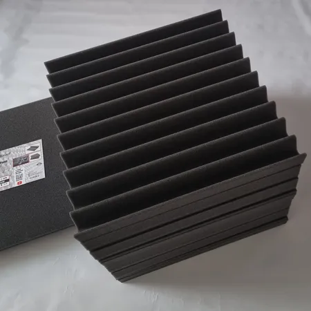 پنل آکوستیک ساندپروف مدل کرکره ای K بسته 12 عددی