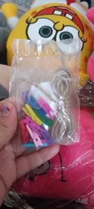 تجریه خرید گیره عکس مدل چوبی کد A06 بسته 12 عددی به همراه نخ کنفی