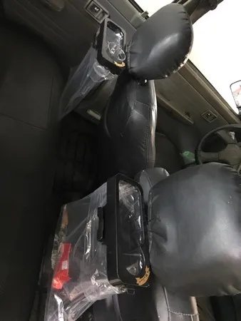 نگهدارنده تلفن همراه و جالیوانی سطل زباله مخصوص خودرو مدل 123