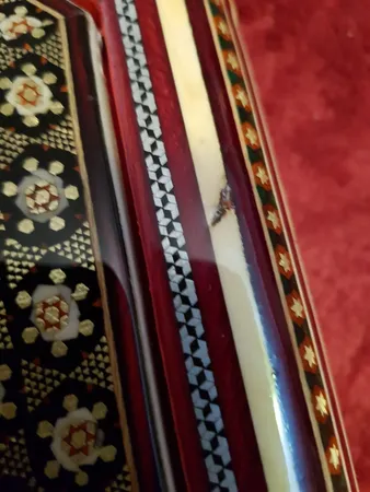 شکلات خوری خاتم کاری مدل ترنج