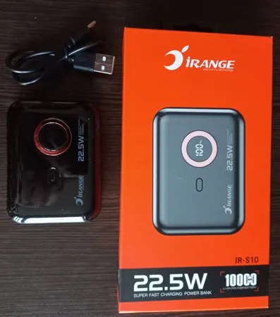 پاوربانک 22.5 وات آیرنج مدل  IR- S10 ظرفیت 10000 میلی آمپر ساعت
