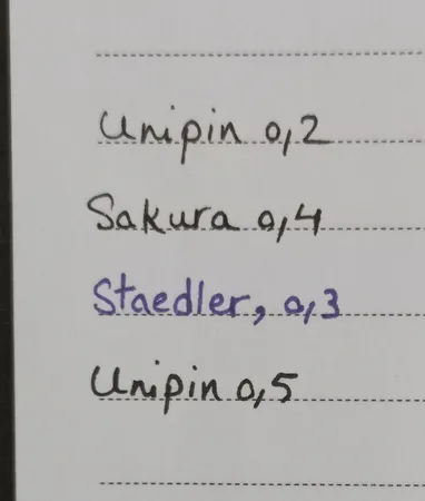 راپید استدلر مدل pigment liner 308 قطر 0.3 میلی متر