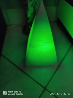 چراغ خواب سنگ نمک طرح هرم کد 01