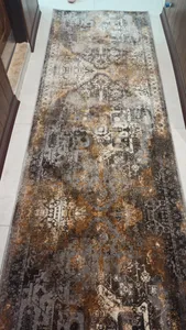 تجریه خرید فرش ماشینی ساوین کد 4116 زمینه نقره ای