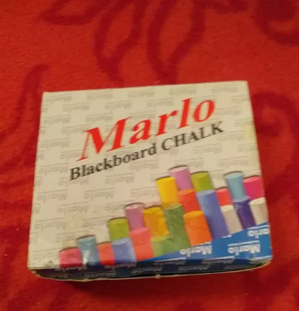 گچ رنگی مارلو مدل رنگینک بسته 12 عددی