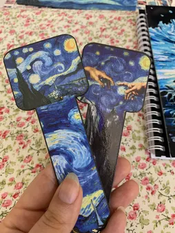 بسته لوازم تحریر مدل شب پرستاره bs456 مجموعه 5 عددی