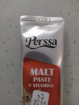 خمیر مالت گربه پرسا مدل antihairball وزن 100 گرم