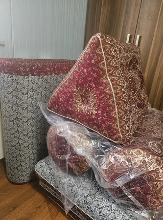 ست 7 تکه پشتی مدل شاه نشین کد 3002