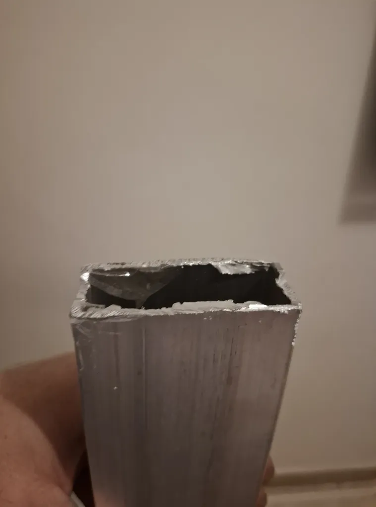 شمشه بنایی سامکو مدل آلومینیومی کد YPK-100x6.5x2.5CM طول 1 متر