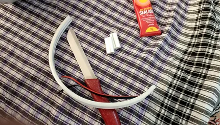 حلقه نئون مدل 03 مناسب برای پژو 405 SLX مجموعه چهار عددی