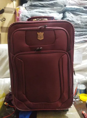 چمدان پولو کلاس مدل زیپ دوبل سایز کوچک ارتفاع 50 سانتی متر