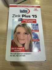تجریه خرید قرص زینک پلاس یوروویتال 15 میلی گرم بسته 60 عددی