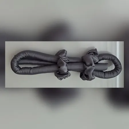 بیگودی مو مدل پرنسس طرح روبان به همراه کش مو بسته 2 عددی