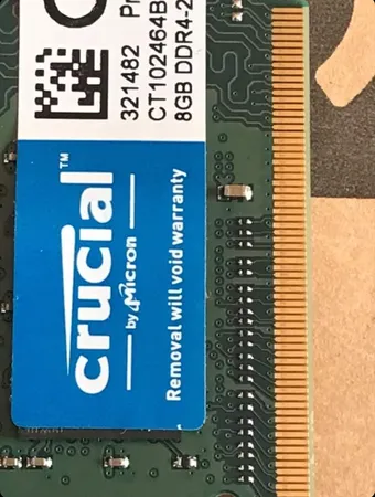 رم لپ تاپ کروشیال مدل DDR4 2400MHz ظرفیت 8 گیگابایت
