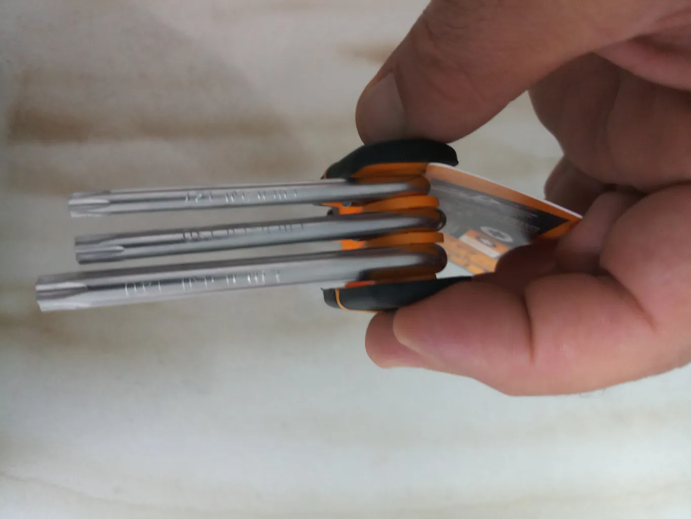 آچار آلن ستاره ای دینگشی مدل DF500GH مجموعه 8 عددی