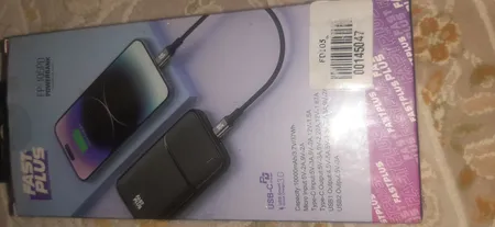 پاوربانک فست پلاس مدل FP-105PD ظرفیت 10000 میلی آمپر ساعت