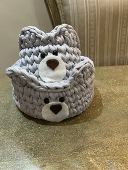 جعبه اسباب بازی کودک مدل خرس مجموعه 4 عددی