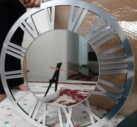 ساعت دیواری اِلِنسی مدل Helios به همراه آینه