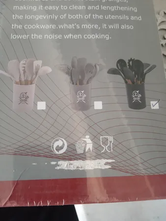 سرویس کفگیر و ملاقه 12 پارچه جی فی نی مدل 01