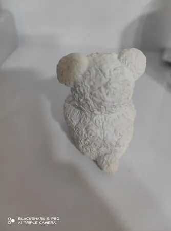 قالب شمع مدل خرس قلب دار