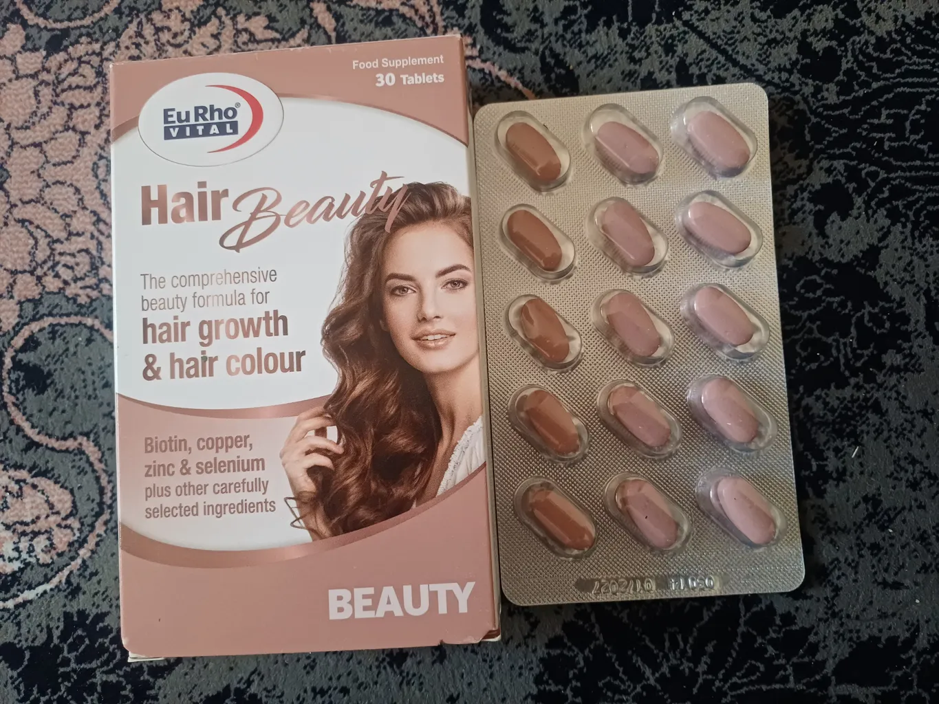 قرص هیر بیوتی یوروویتال بسته 30 عددی