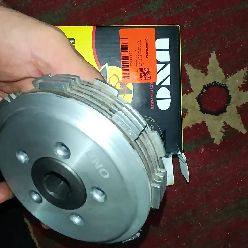 چهار شاخ کلاچ و صفحه کلاج موتور سیکلت اونو مدل 81 مناسب برای هوندا 200 سی سی