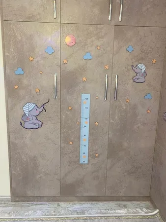 استیکر چوبی کودک باروچین مدل رویای فیلها کد 1300