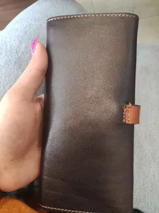 تجریه خرید کیف پول زنانه چرم دیاکو مدل نیلوفر