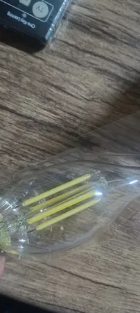 لامپ فیلامنتی ال ای دی 6 وات مدل شمعی پایه e14 بسته 6 عددی