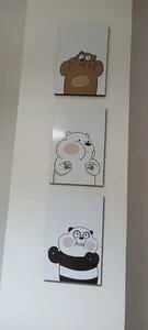 تجریه خرید تابلو اتاق کودک آرت سون مدل K006 مجموعه 3 عددی