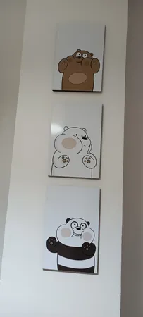 تابلو اتاق کودک آرت سون مدل K006 مجموعه 3 عددی