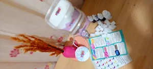 تجریه خرید بازی آموزشی رنگ آمیزی اسلایم تپلی مدل جلی کیوب بسته 11 عددی