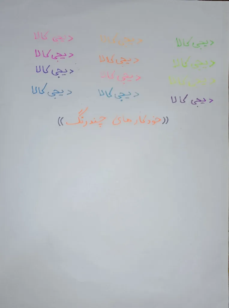 خودکار رنگی مدل نئونی و پاستلی کد NP بسته 12 عددی